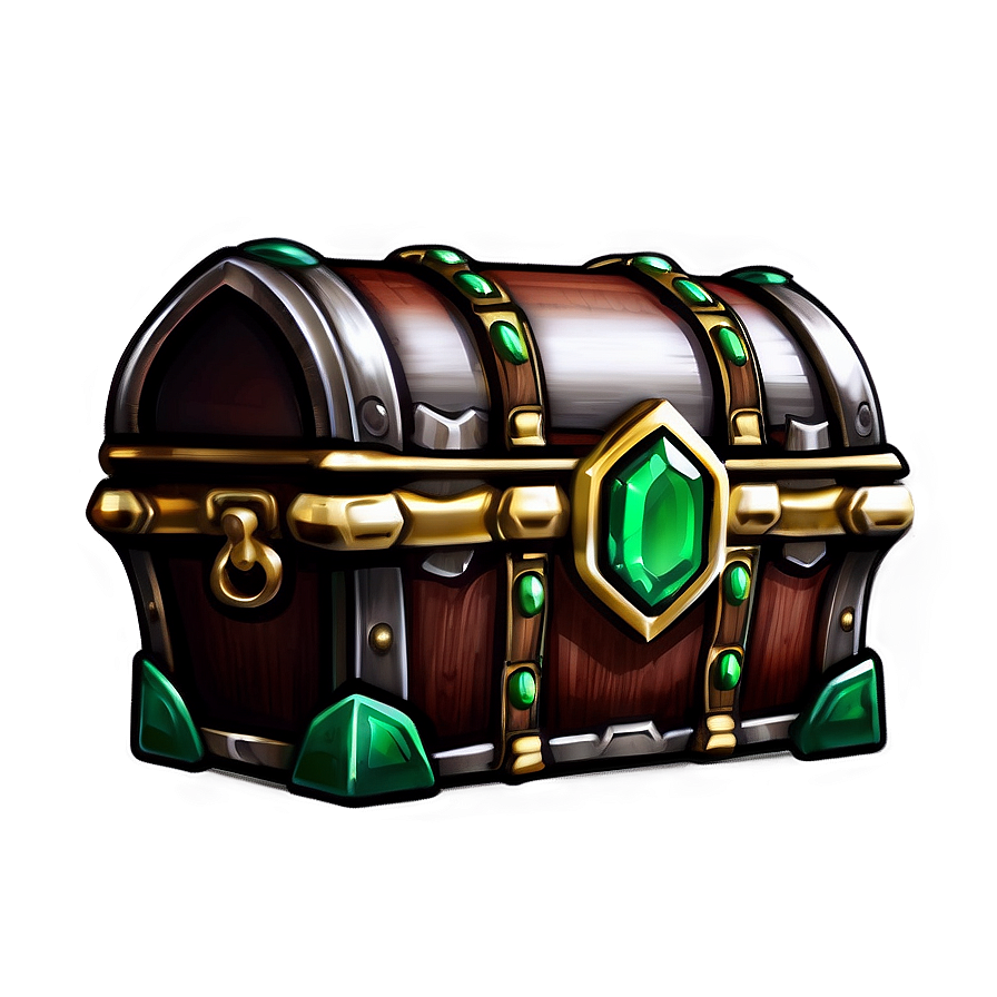 Emerald Treasure Chest Png Mkd5 PNG Image