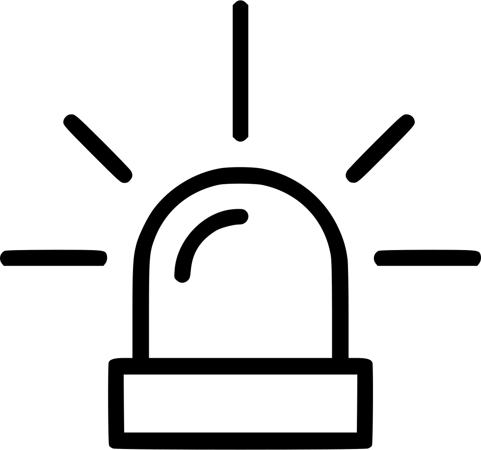 Emergency Siren Icon PNG Image