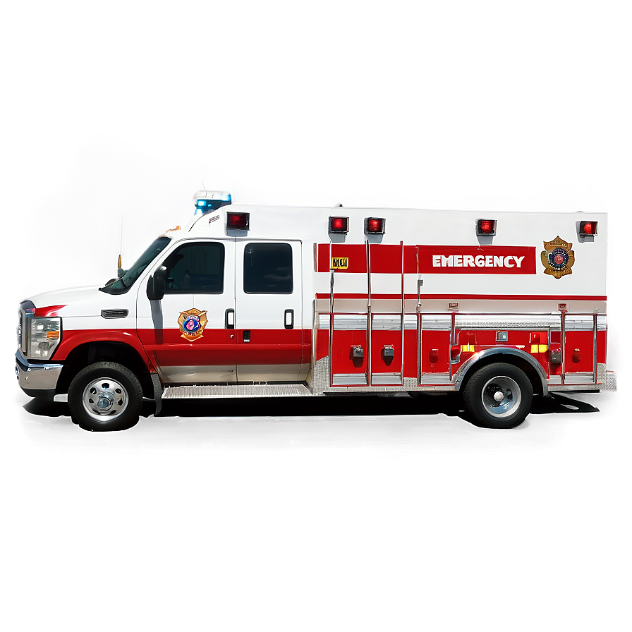 Emergency Vehicle Side Look Png Vdv55 PNG Image