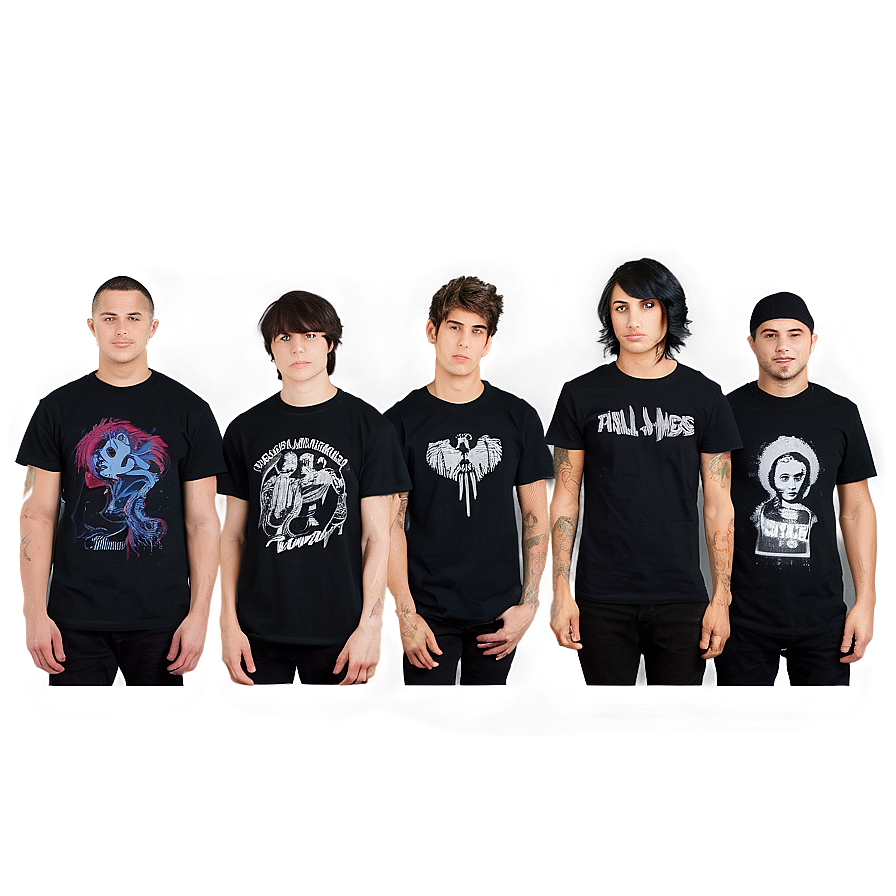 Emo Band Shirt Png 18 PNG Image