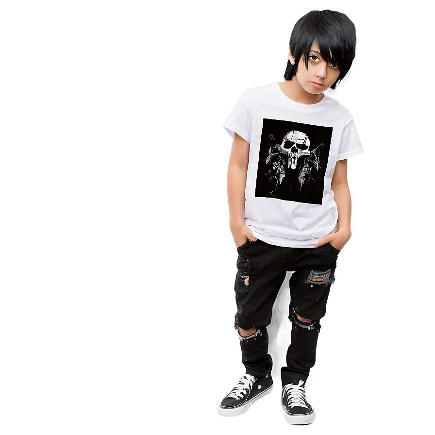 Emo Boy Shirt Png Oti PNG Image