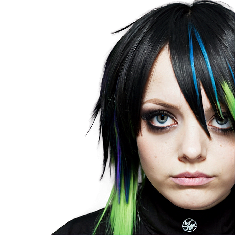 Emo Hair For Cosplay Png Hrk PNG Image