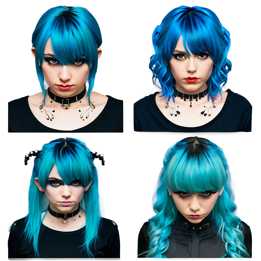 Emo Hair With Piercings Png Rik22 PNG Image