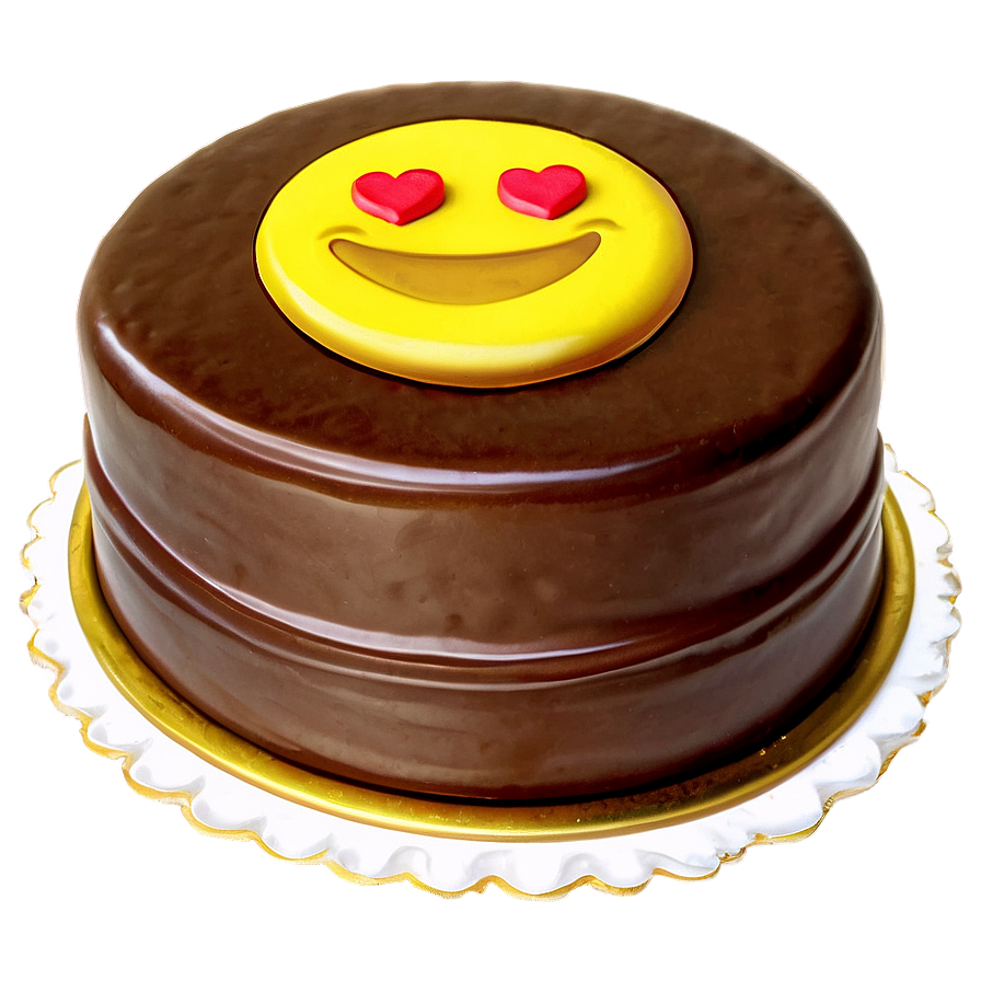 Emoji Cake Design Png Lnh PNG Image