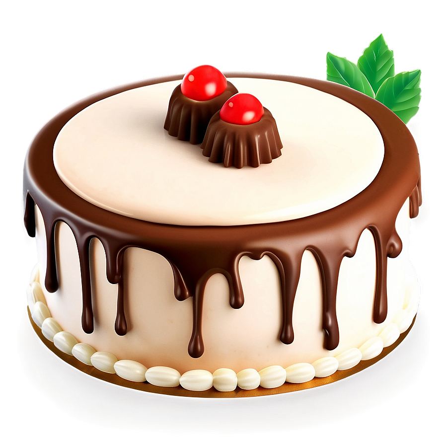 Emoji Chocolate Cake Png 06262024 PNG Image