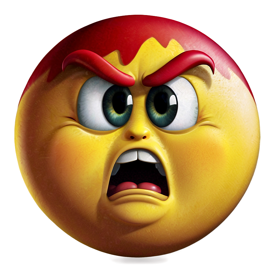 Emoji Face Feeling Angry Png 05252024 PNG Image