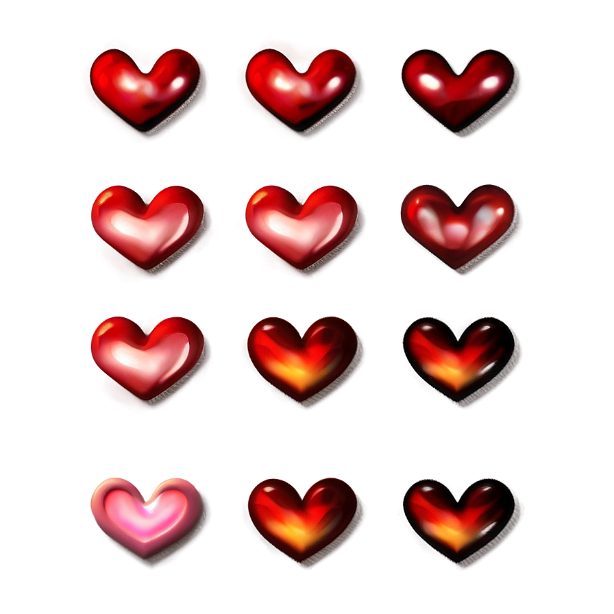 Emoji Hearts Png 06292024 PNG Image