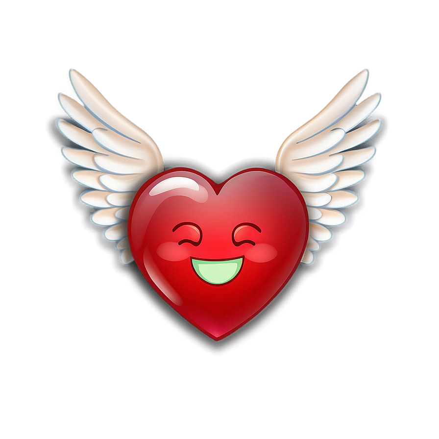 Emoji Hearts With Wings Png 06292024 PNG Image