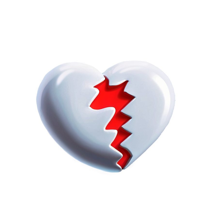 Emoji Of Broken Heart Png 1 PNG Image