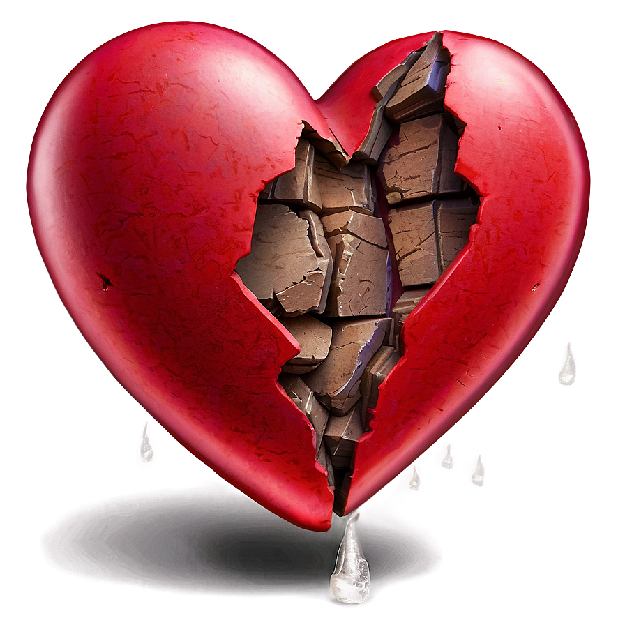 Emoji Of Broken Heart Png Nne PNG Image