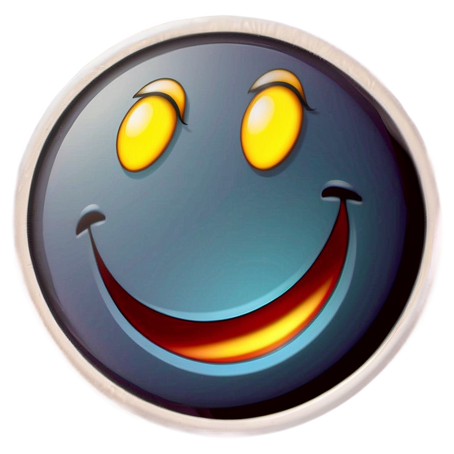 Emoji Smiley Face Sticker Png Rey71 PNG Image