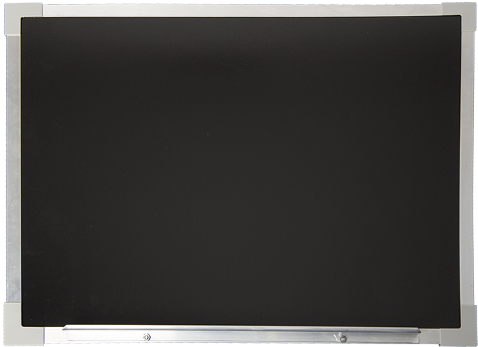 Empty_ Blackboard_with_ Wooden_ Frame PNG Image