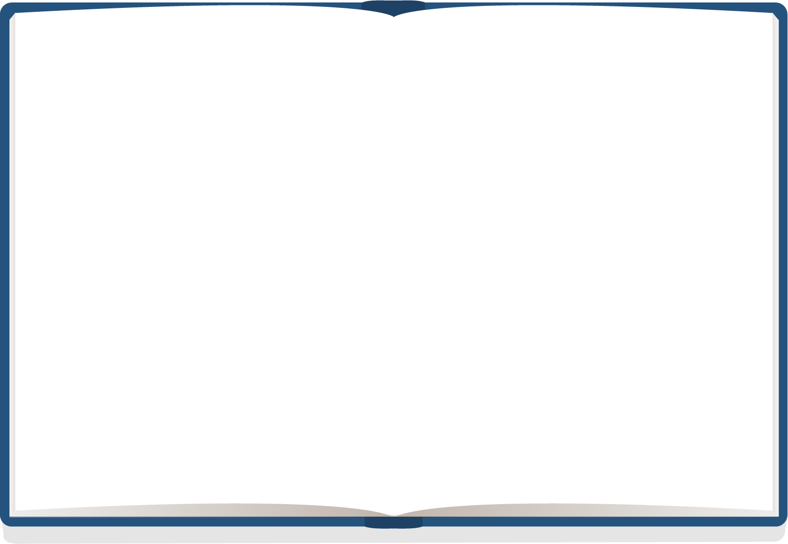 Empty Blue Frameon White Background PNG Image