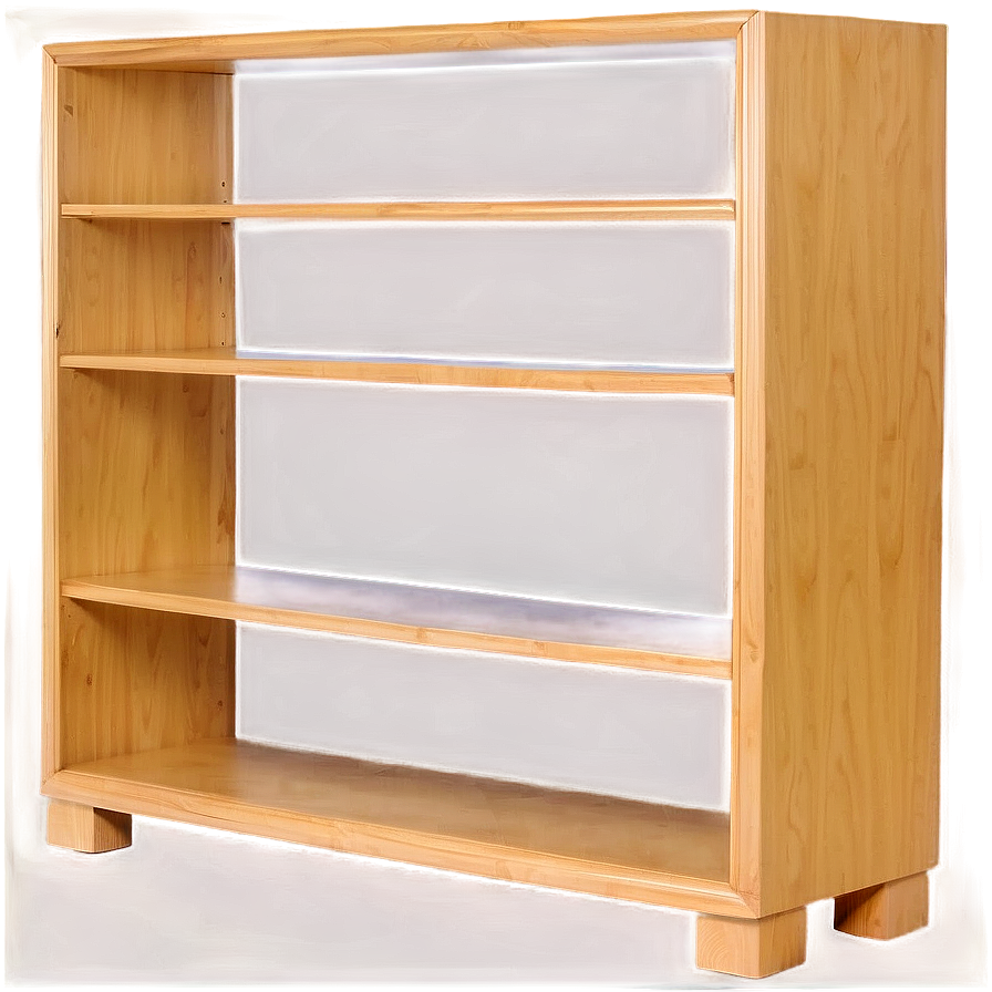 Empty Bookshelf In Room Png Hrl86 PNG Image