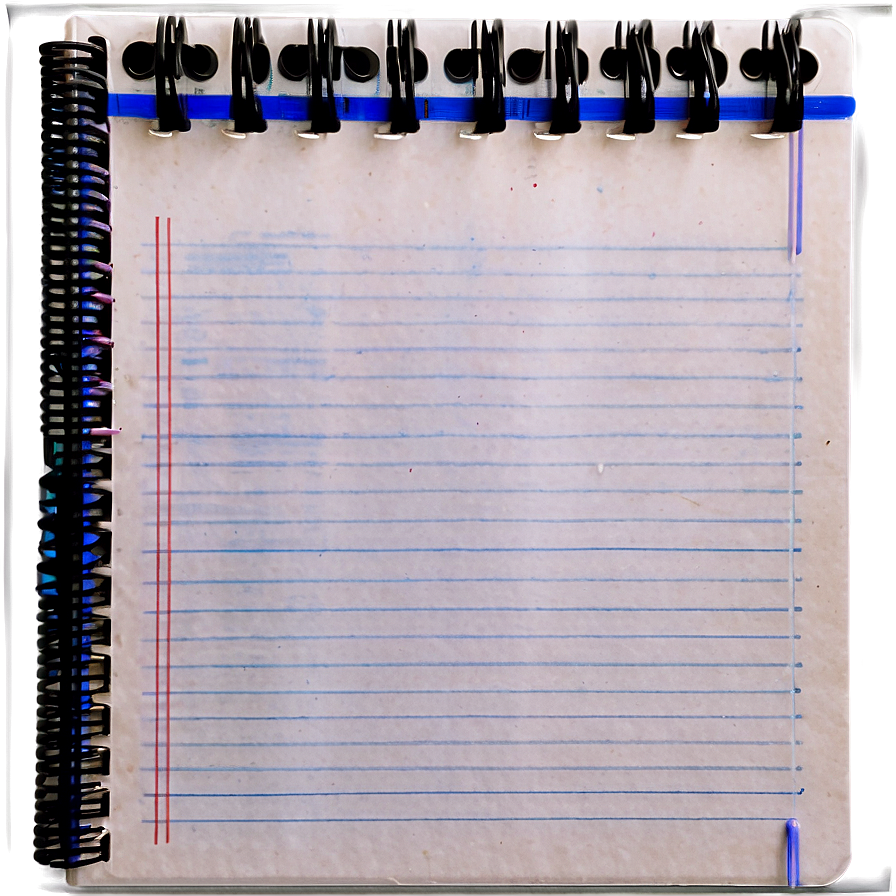 Empty Notebook Paper Png 35 PNG Image