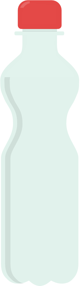 Empty Plastic Bottle Icon PNG Image