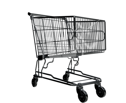 Empty Shopping Cart Transparent Background PNG Image