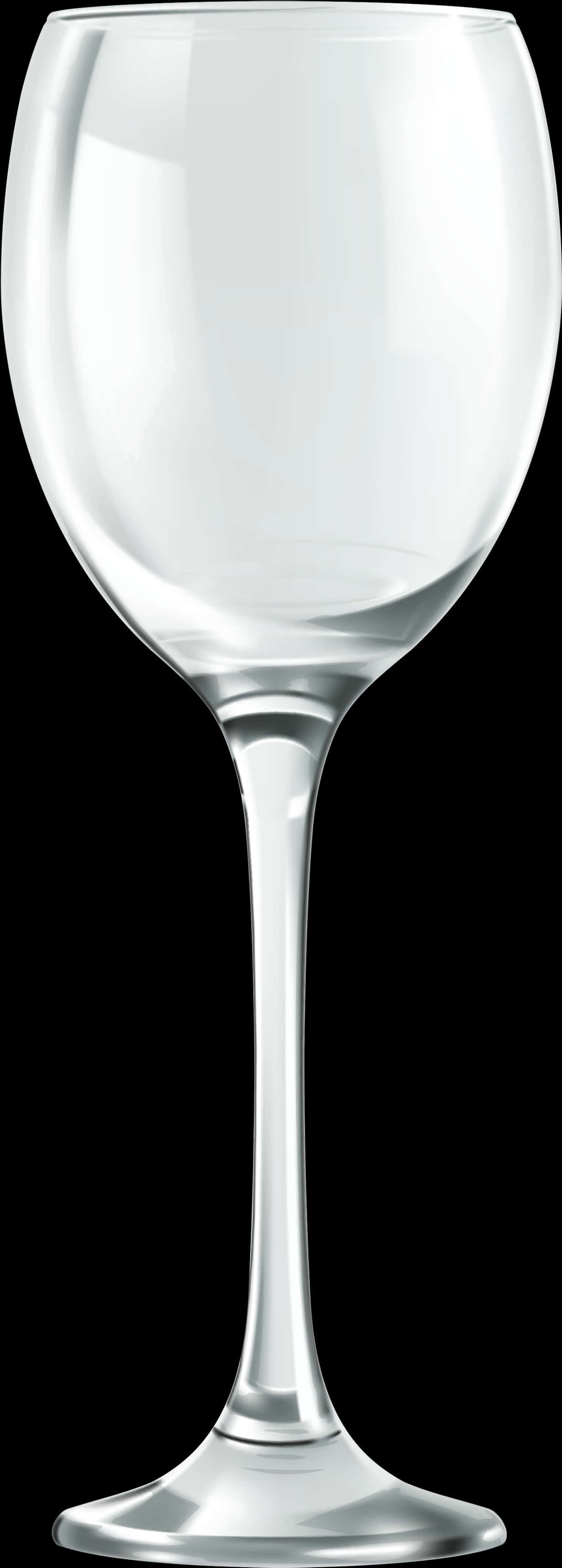 Empty Wine Glass Clear Background PNG Image