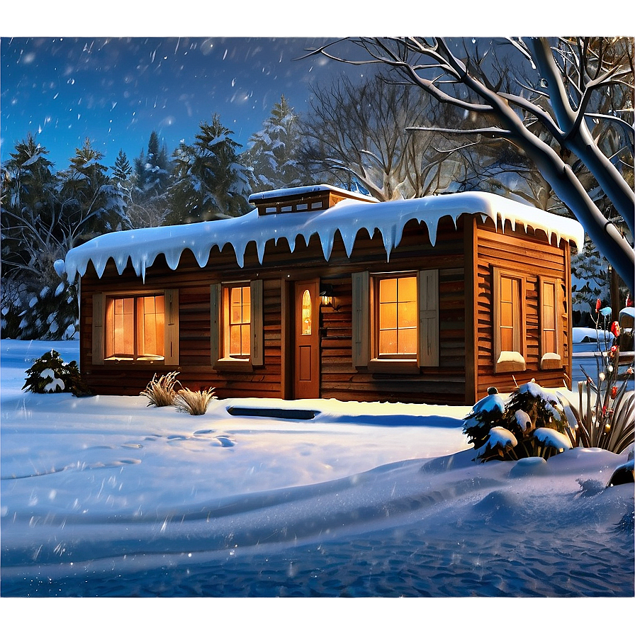 Encanto House Winter Wonderland Png 06122024 PNG Image