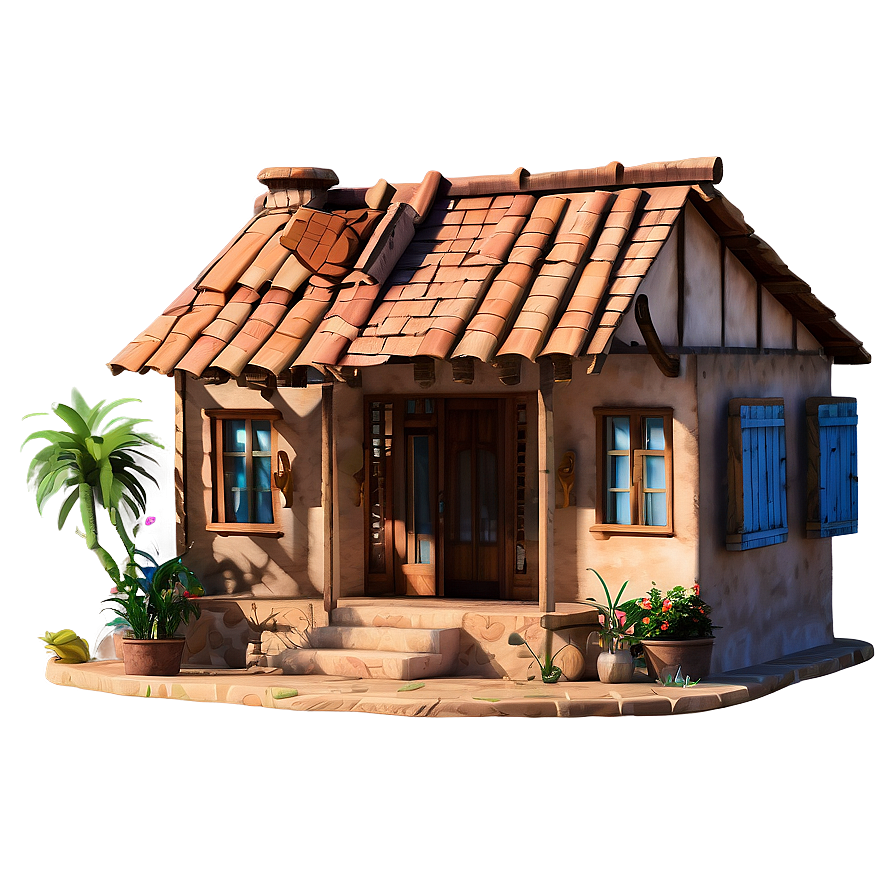 Encanto House With Characters Png 06122024 PNG Image