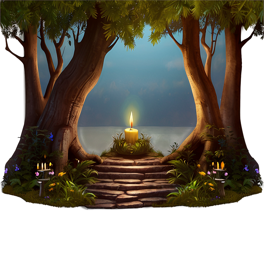 Enchanted Forest Altar Png Hfs78 PNG Image