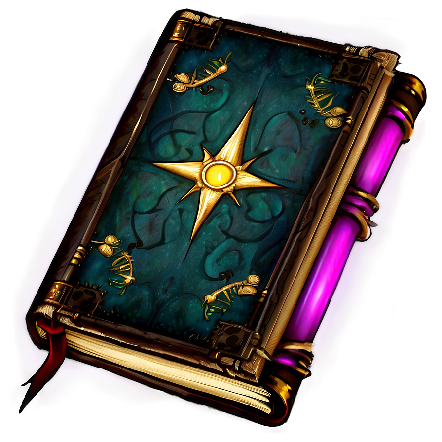 Enchanted Magical Spellbook Png Ofr80 PNG Image