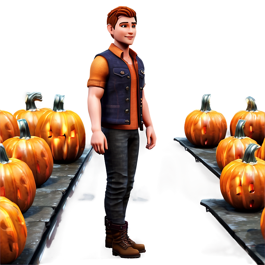 Enchanted Pumpkin Patch Encounter Png Twv PNG Image