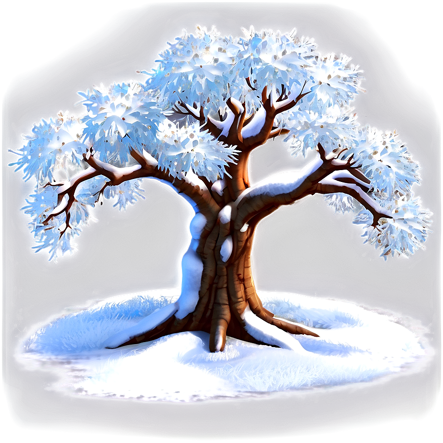 Enchanted Snow Tree Png Fbu26 PNG Image