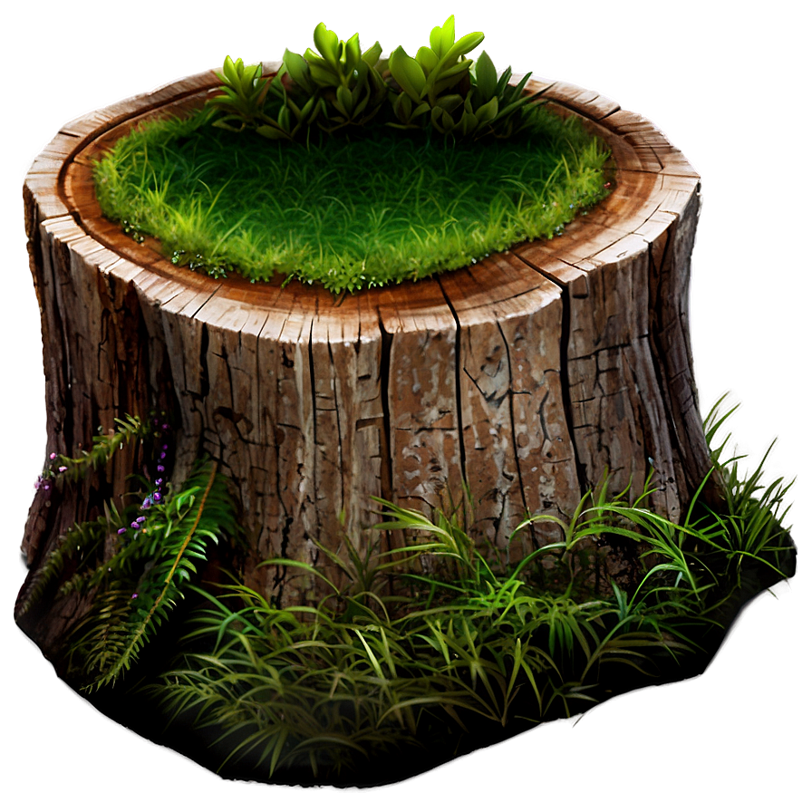 Enchanted Tree Stump Png Cwq PNG Image