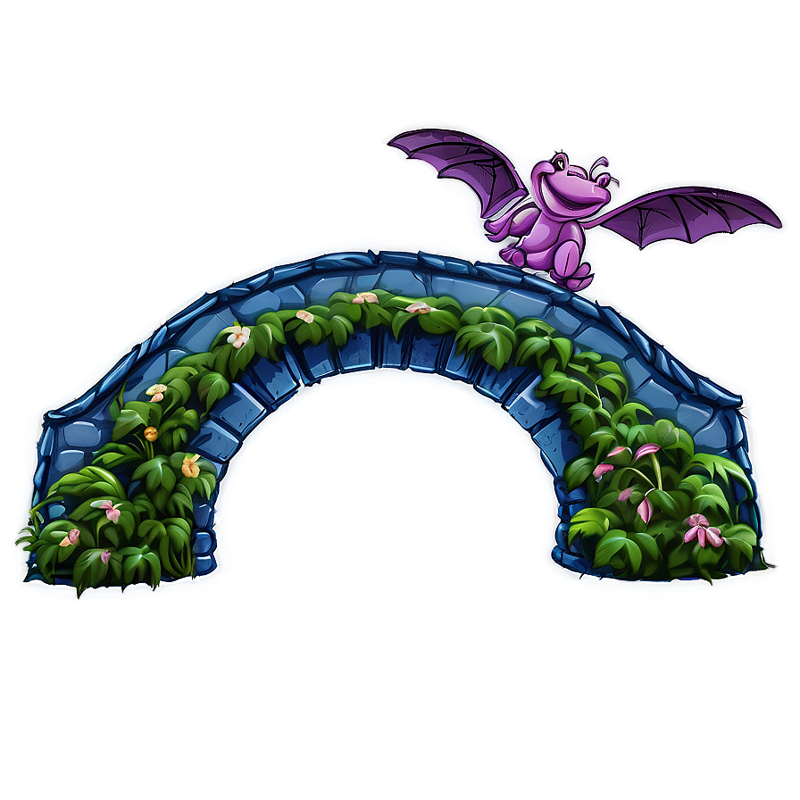 Enchanted Vine Bridge Png Mhj PNG Image