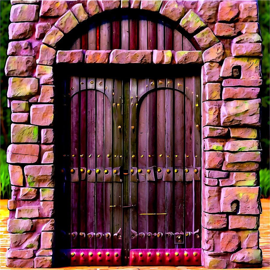 Enchanting Castle Door Png Onn50 PNG Image