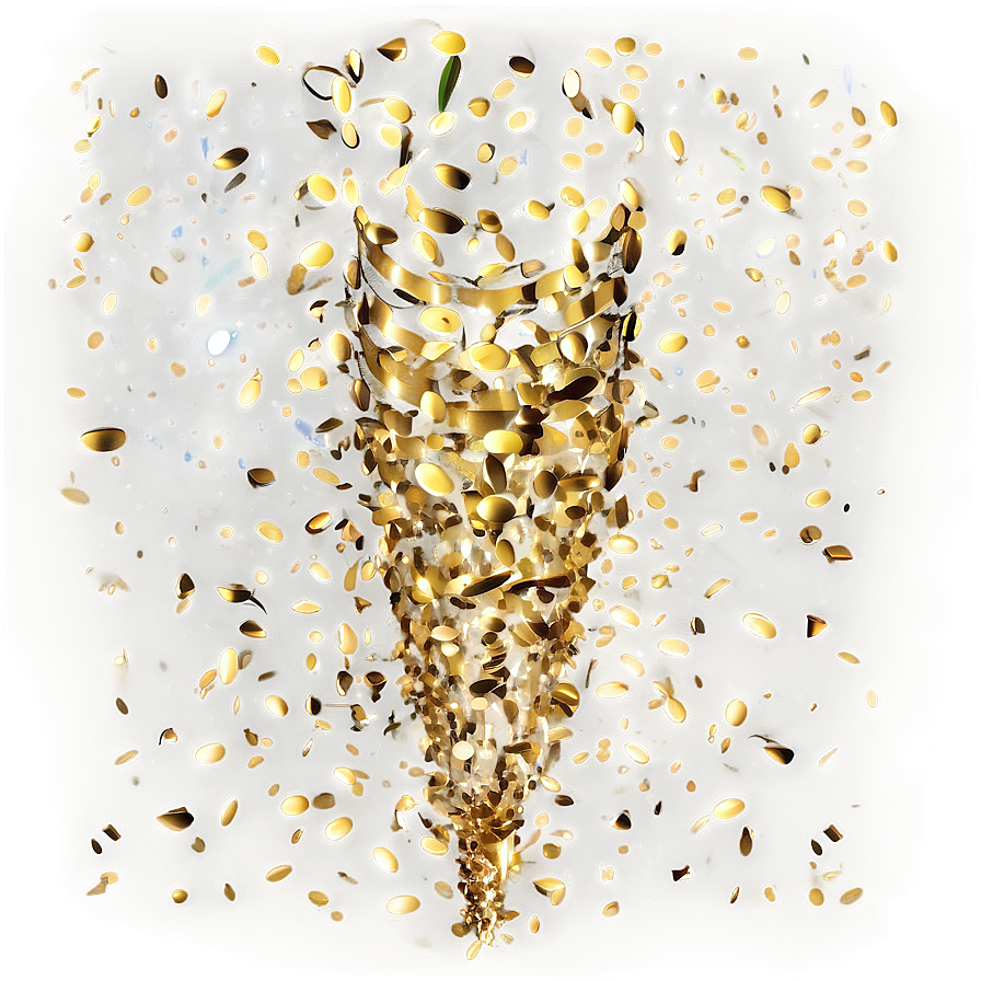 Enchanting Gold Confetti Png 05252024 PNG Image