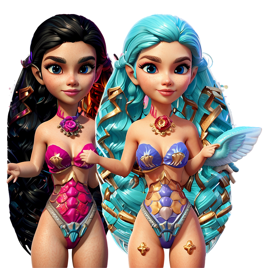 Enchanting Siren Character Png Imy90 PNG Image