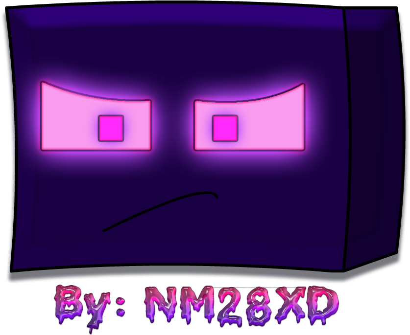 Enderman Face Artistic Interpretation.png PNG Image