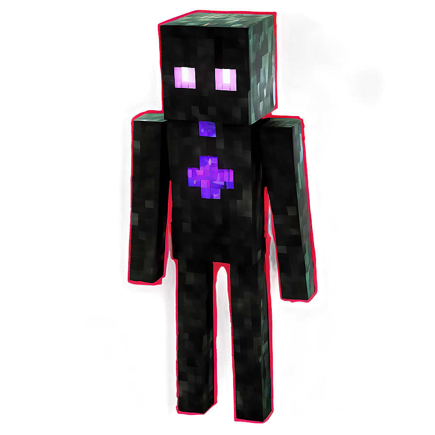 Enderman With Potion Effects Png 05242024 PNG Image