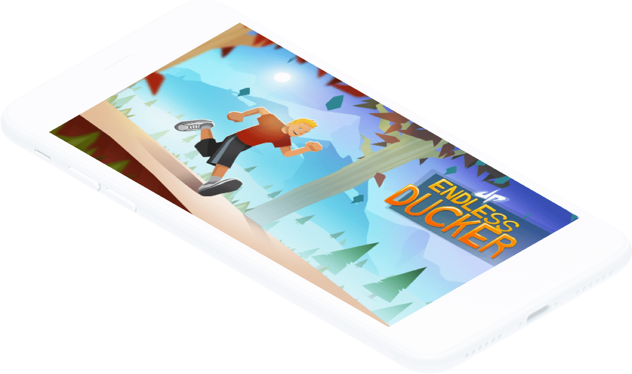 Endless Runner Gameon Smartphone PNG Image