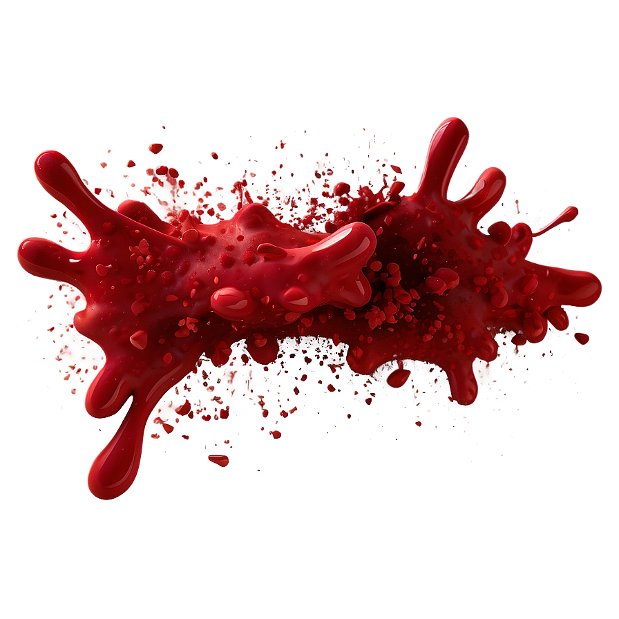 Energetic Red Paint Scatter Png Naj73 PNG Image