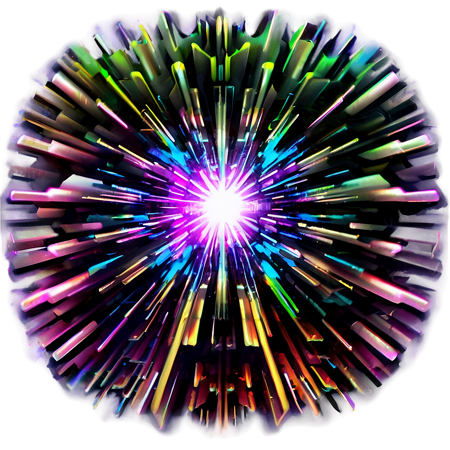 Energetic Techno Burst Png 06242024 PNG Image