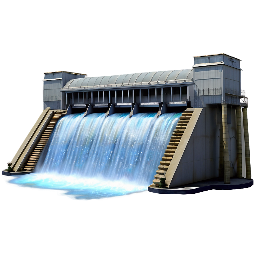 Energy Production Hydro Dam Png 06292024 PNG Image