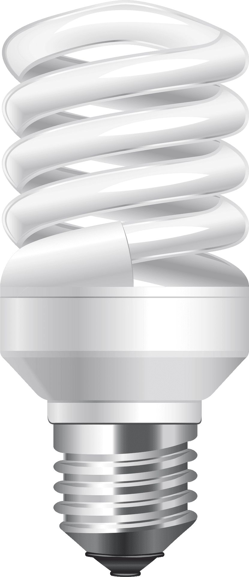 Energy Saving C F L Bulb PNG Image