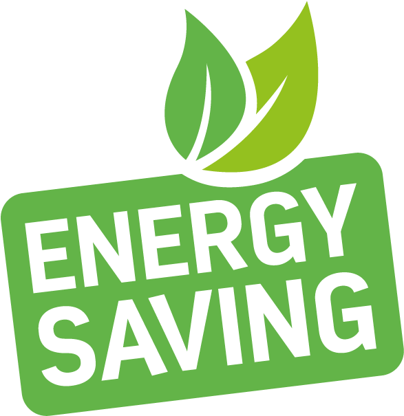 Energy Saving Logo Green Leaf PNG Image