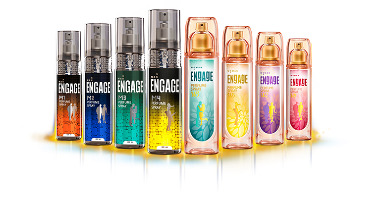 Engage Perfume Spray Collection PNG Image