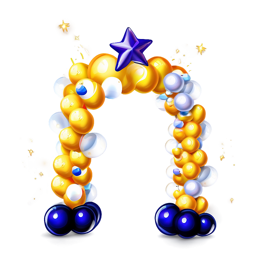 Engagement Celebration Balloon Arch Png 06212024 PNG Image