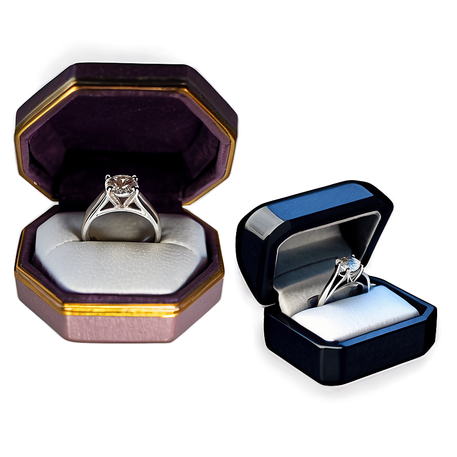 Engagement Ring Box Png Anv PNG Image