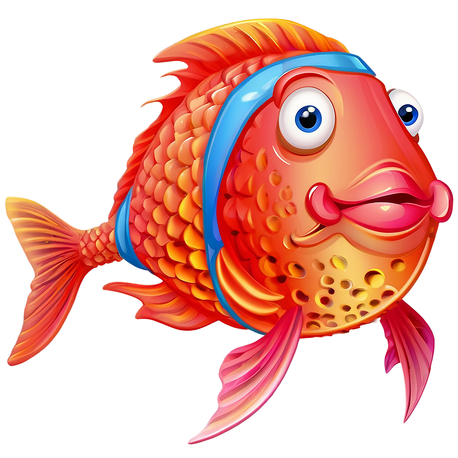 Engaging Cute Fish Cartoon Png Yyn98 PNG Image