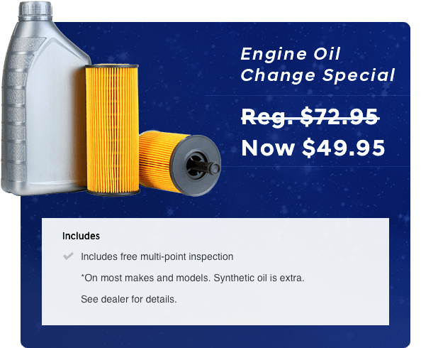 Engine Oil Change Special Advertisement PNG Image