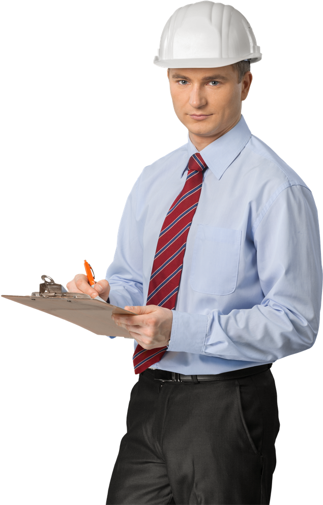 Engineer Inspection Clipboard PNG Image