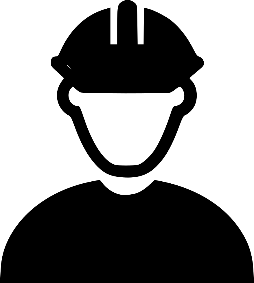 Engineer Silhouette Vector PNG Image