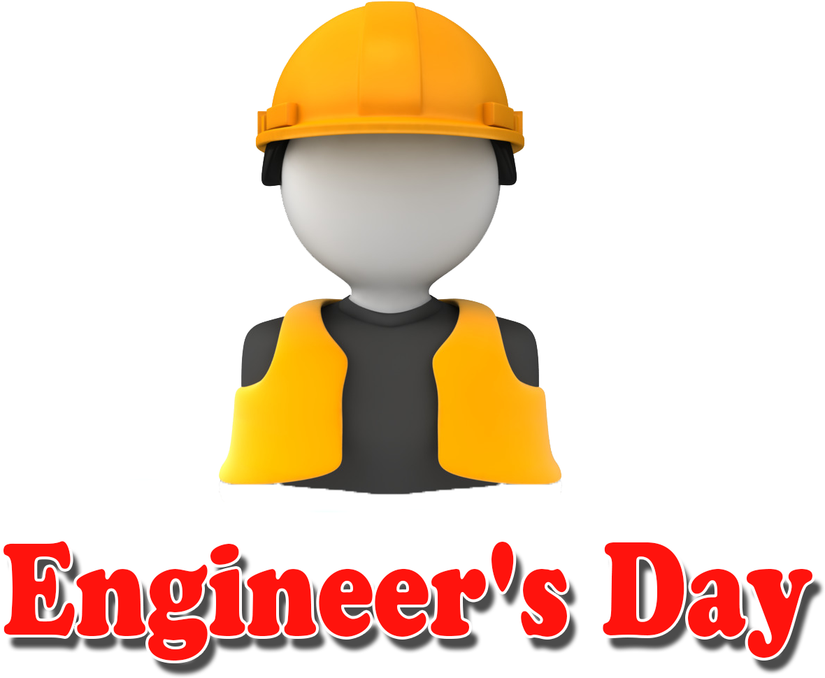 Engineers Day Celebration Graphic PNG Image