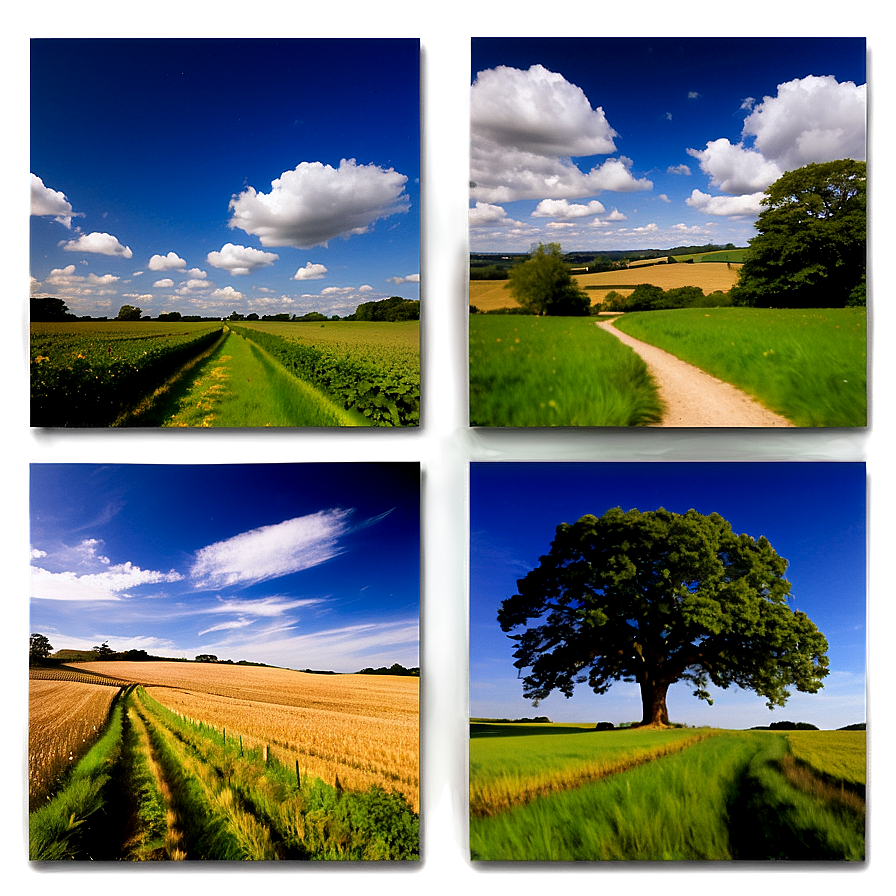 English Countryside Scenery Png Yhs61 PNG Image